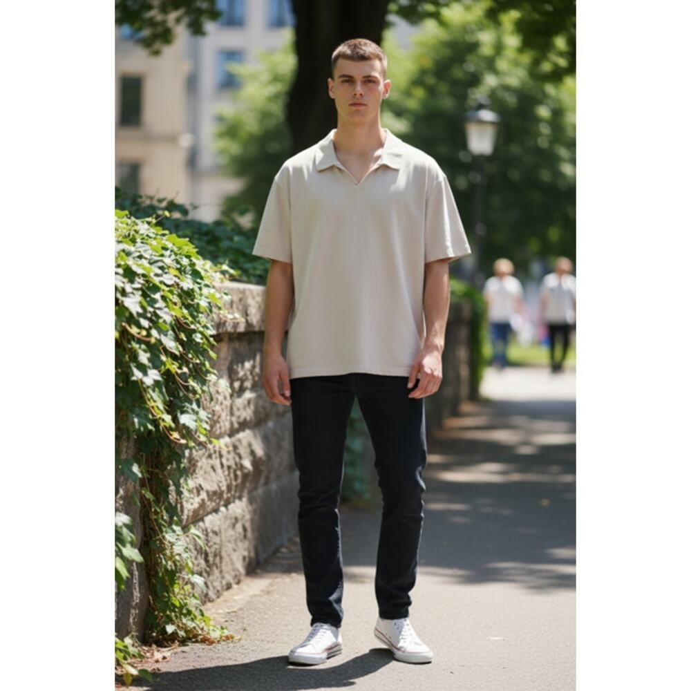Harvard Square Reserve Polo Shirt XL Beige